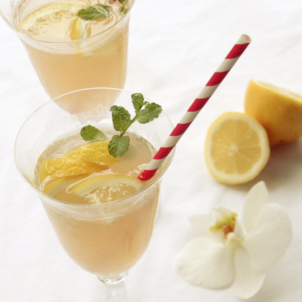 Rhabarber-Gin-Cocktail